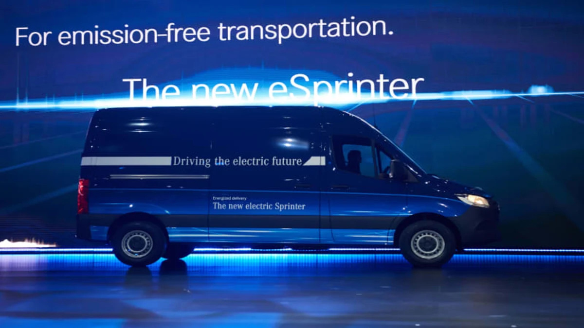 Amazon orders 1,800 Mercedes-Benz electric vans for European deliveries